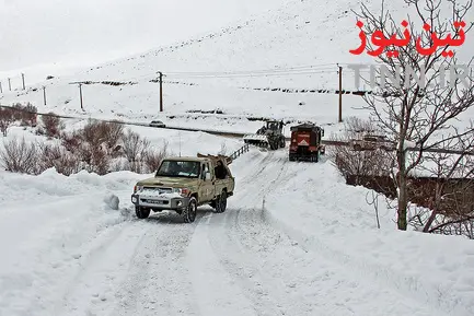 برف روبی و بازگشایی جاده ها در آذربایجان غربی