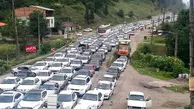 ترافیک در محورهای مواصلاتی زنجان سنگین است