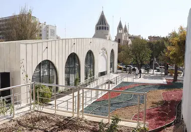 معرفی ایستگاه مترو مریم مقدس با معماری کلیسایی در تهران +فیلم و عکس