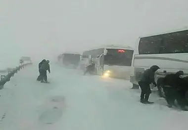 ماجرای گرفتار شدن ۱۰۰۰ خودرو در محور تربت حیدریه به مشهد