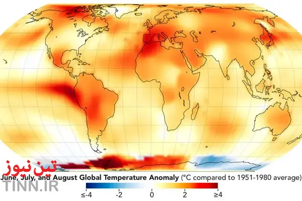 ناسا گرمترین سال تاریخ اعلام کرد