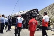 برخورد پراید با کارگران در اتوبان زین الدین/ ۲ کشته و ۶ مصدوم