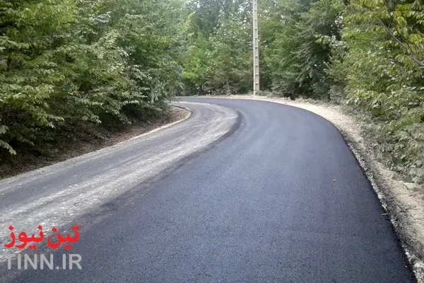 اجرای عملیات بهسازی و آسفالت راه روستایی سنگ بن - لاجیم ساری