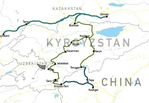  آغاز ساخت راه آهن چین، قرقیزستان و ازبکستان از اکتبر 2024 