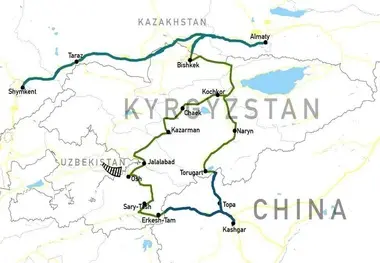  آغاز ساخت راه آهن چین، قرقیزستان و ازبکستان از اکتبر 2024 