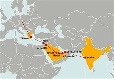 فیلم | کریدور  ۳۰۰ میلیارد یورویی هند عربستان اروپا 
