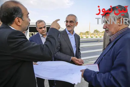 بازدید دوره‌ای معاون حمل‌ونقل و ترافیک شهرداری تهران و مدیران این معاونت از پروژه‌های حمل و نقل و ترافیک شهرداری منطقه ۴
