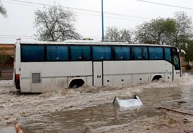 آبگرفتگی معابر در آبادان