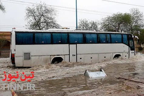 آبگرفتگی معابر در آبادان