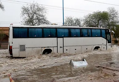 آبگرفتگی معابر در آبادان