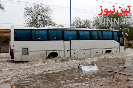 آبگرفتگی معابر در آبادان
