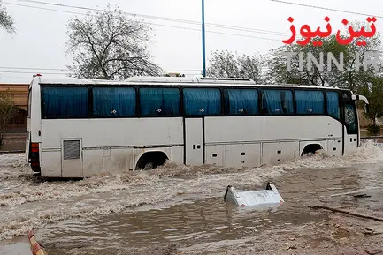 آبگرفتگی معابر در آبادان