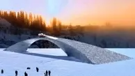 ساخت طولانی ترین پل تمام یخی جهان