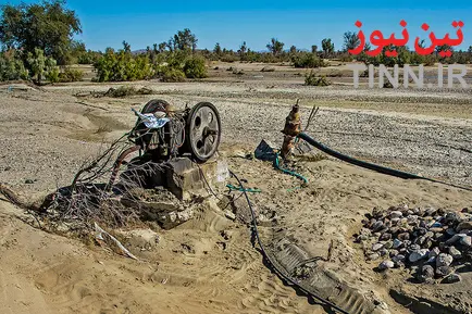 خسارات سیل به عشایر بورک شهرستان نیکشهر