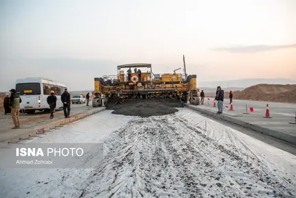 گزارش تصویری اجرای پروژه آزادراه شهید سلیمانی قم  (20)