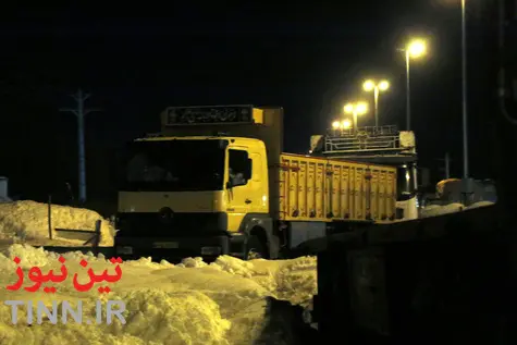 ترافیک سنگین در جاده‌های برفی گیلان