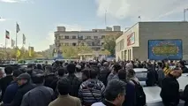 تجمع کارکنان شرکت بهره‌ برداری مترو در اعتراض به انتقال مالکیت شرکت به شهرداری تهران 