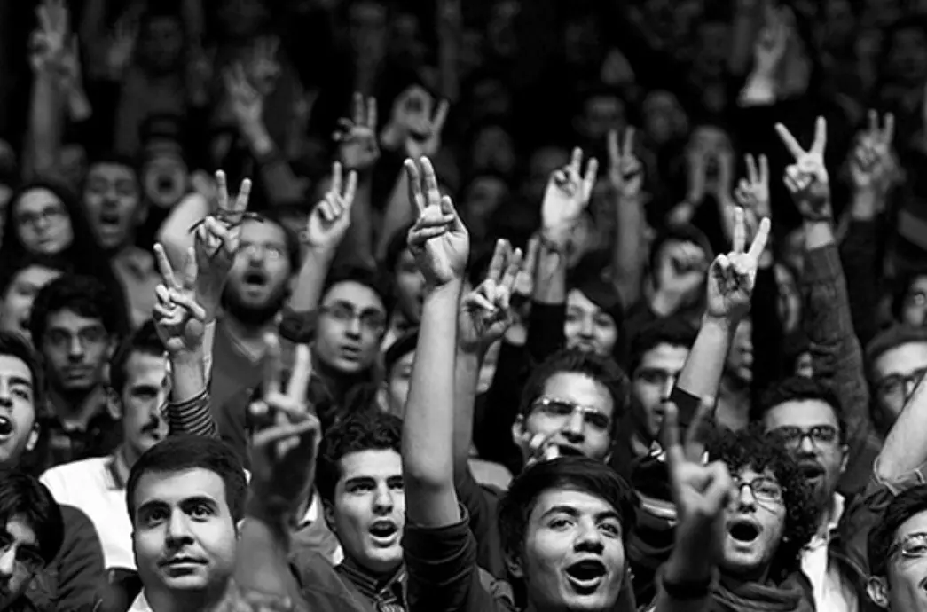 تجمع مسالمت‌آمیز دانشجویان دانشگاه تهران 