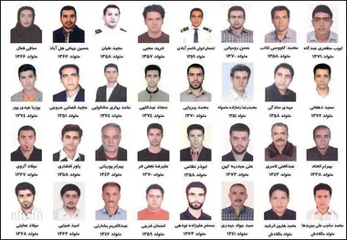 اسامی 32 تن از کارکنان کشتی سانچی و سرنوشت آنها