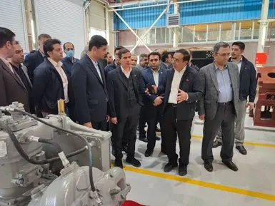 رونمایی از لوکوموتیو مپ ۳۰ در کارخانه مپنالوکوموتیو 