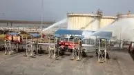 برگزاری مانور اطفاء همزمان چهار کانون حریق در پایانه های نفتی بندرامام خمینی(ره)