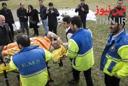 امدادرسانی اورژانس هوایی به مناطق برفی گیلان