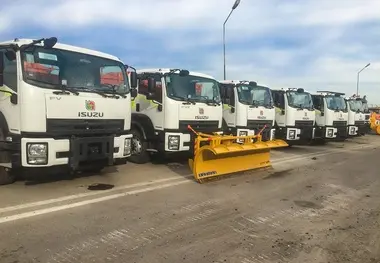 اجرای پدافند راهداری زمستانی و پشتیبانی به صورت پهباد در مازندران