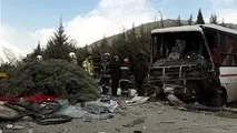 واژگونی مینی‌بوس معلمان در بزرگراه آزادگان/ 12 نفر بیمارستانی شدند