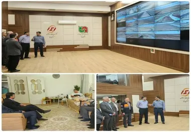 بازدید معاون وزیر راه و شهرسازی و رئیس سازمان راهداری وحمل ونقل جاده ای از مرکز مدیریت راه های استان یزد
