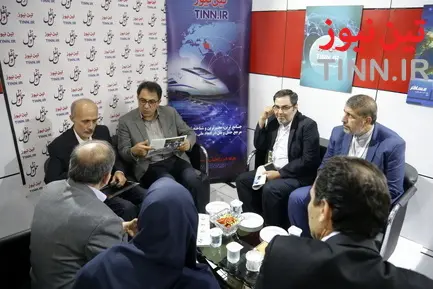 بازدید فرنوش نوبخت از غرفه تین نیوز