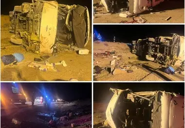 جزئیات تازه از حادثه مرگبار اتوبوس اصفهان–نطنز؛ عبور از پلیس راه با خلافی ۱۵ میلیونی