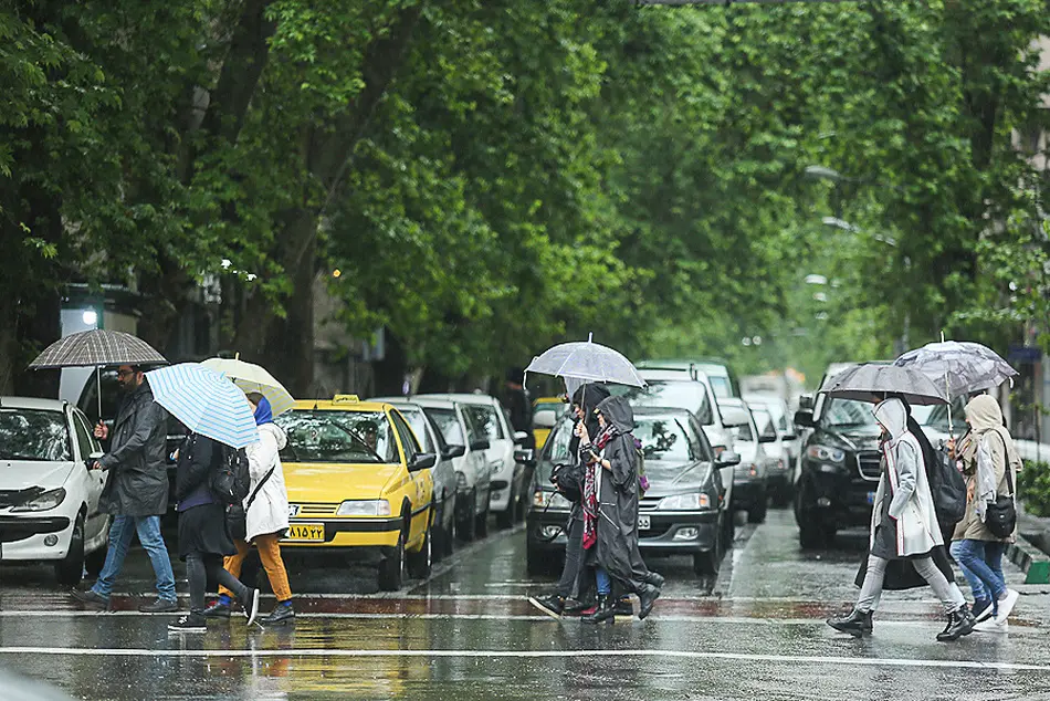 بارش باران در بیشتر مناطق کشور