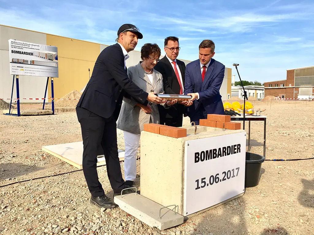 Bombardier Transportation starts work on digitised assembly hall