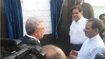 افتتاح بندرگاه هندورابی با حضور معاول اول رئیس جمهور