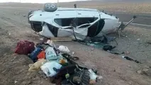 سه نفر بر اثر واژگونی خودرو در زنجان کشته شدند