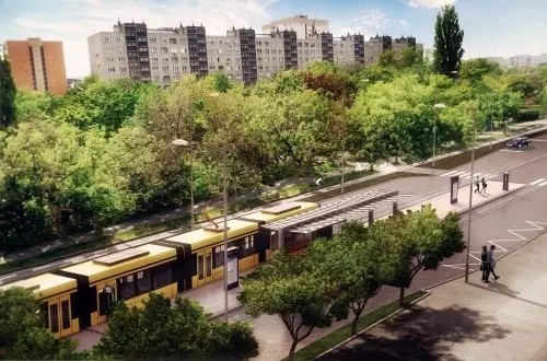  Work begins on Budapest tram extension 