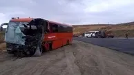 اسامی ۲۵ مصدوم تصادف دو دستگاه اتوبوس مسافربری در گردنه اسدآباد