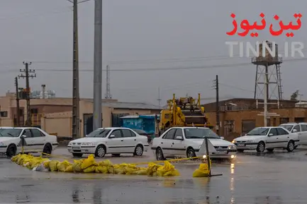 آب گرفتگی معابر در زاهدان