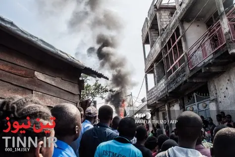 اولین تصاویر خبرگزاری فرانسه از سقوط هواپیما در کنگو