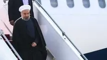 روحانی وارد کرمانشاه شد