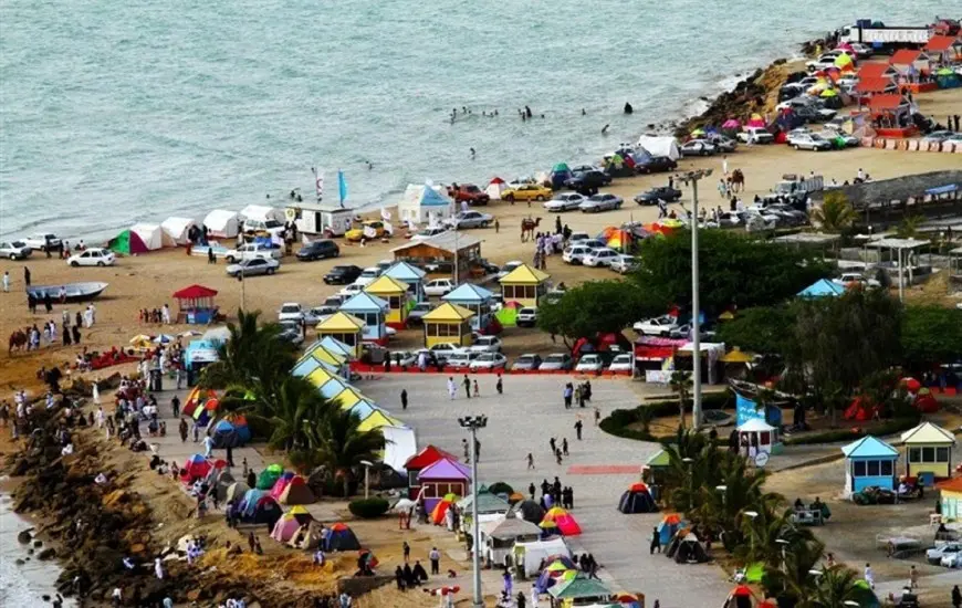 افزایش دوبرابری گردشگران در سواحل مکران نسبت به سال گذشته