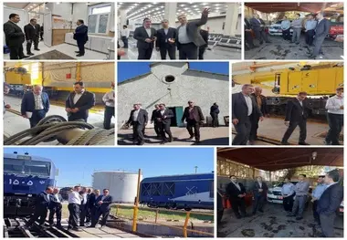 بازدید میدانی برای تقویت آمادگی شبکه ریلی راه آهن جنوب
