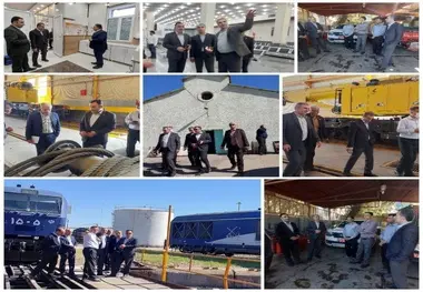 بازدید میدانی برای تقویت آمادگی شبکه ریلی راه آهن جنوب
