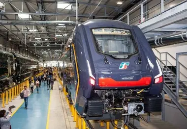 Hitachi Rail Italy rolls out first Rock EMU for Trenitalia