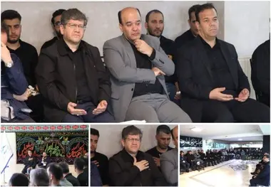 حضور مدیرعامل راه‌ آهن در میان عزاداران حسینی شرکت ایرید