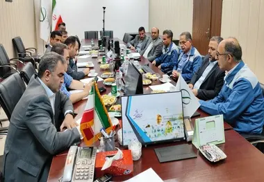 بازدید مدیران شرکت حمل و نقل ریلی نور الرضا از کارخانه گروه صنعتی پلور سبز