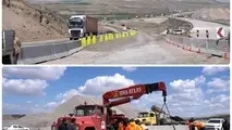 مسیر جایگزین پل هشترود در آزادراه تبریز -تهران بازگشایی شد