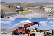 مسیر جایگزین پل هشترود در آزادراه تبریز -تهران بازگشایی شد