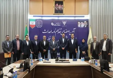  آئین امضای تفاهم نامه احداث خط صنعتی و تجاری ریلی شرکت صبا فولاد خلیج فارس