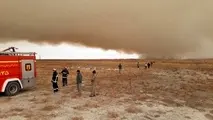 محیط زیست استان مرکزی: مهار آتش‌ تالاب میقان امکان‌پذیر نیست / درخواست بالگرد و هواپیما از تهران